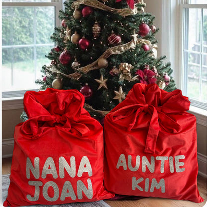 Bow Santa Sack