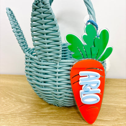 Easter Basket Carrot Tag