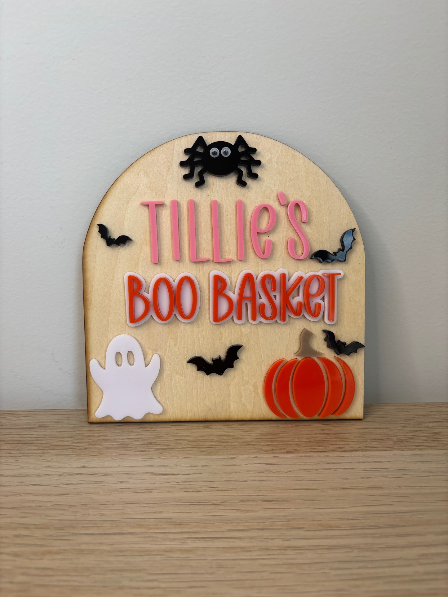 Boo Basket Plaque