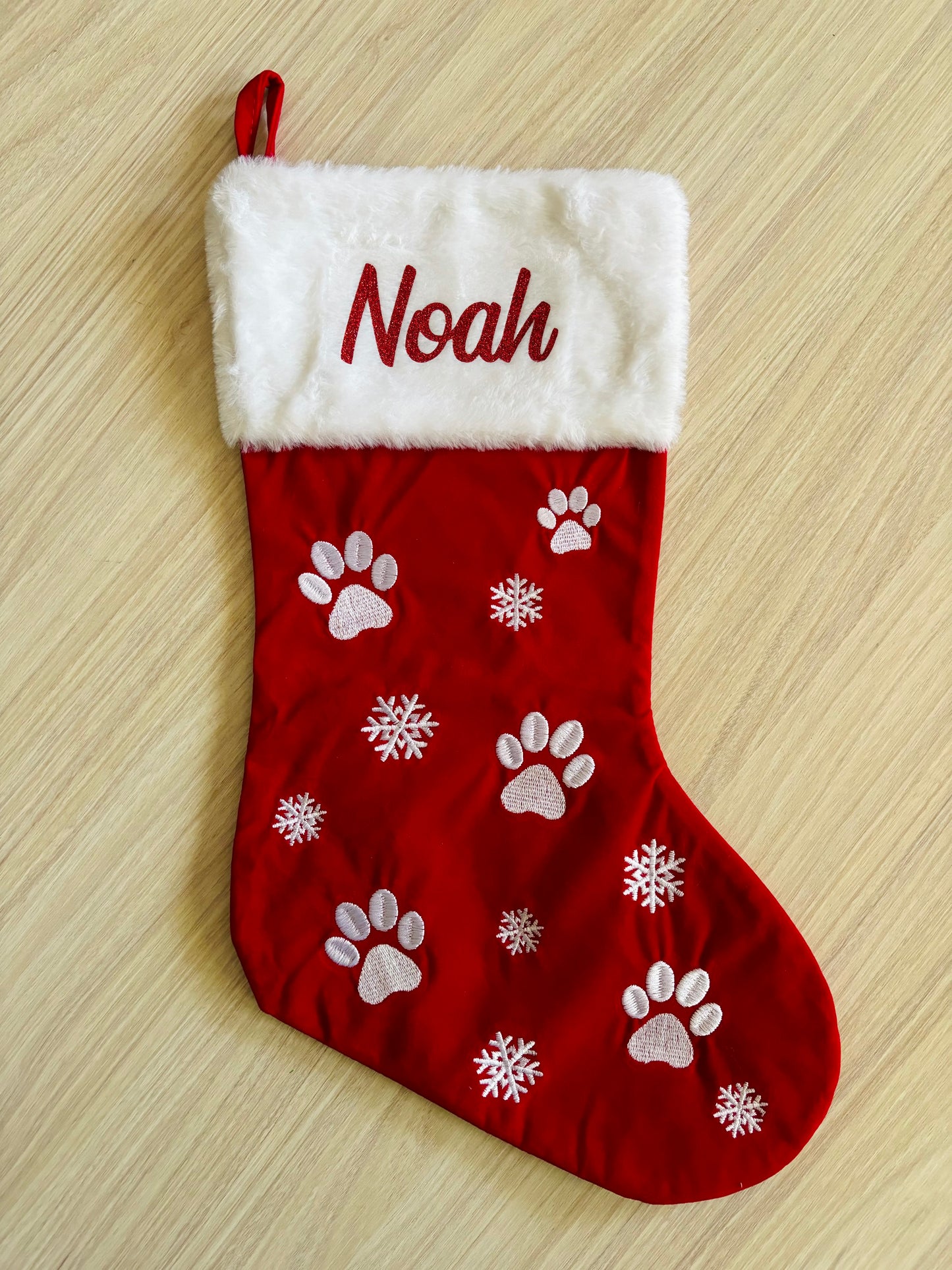 Velvet Pet Christmas Stockings