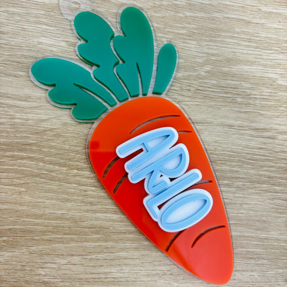 Easter Basket Carrot Tag