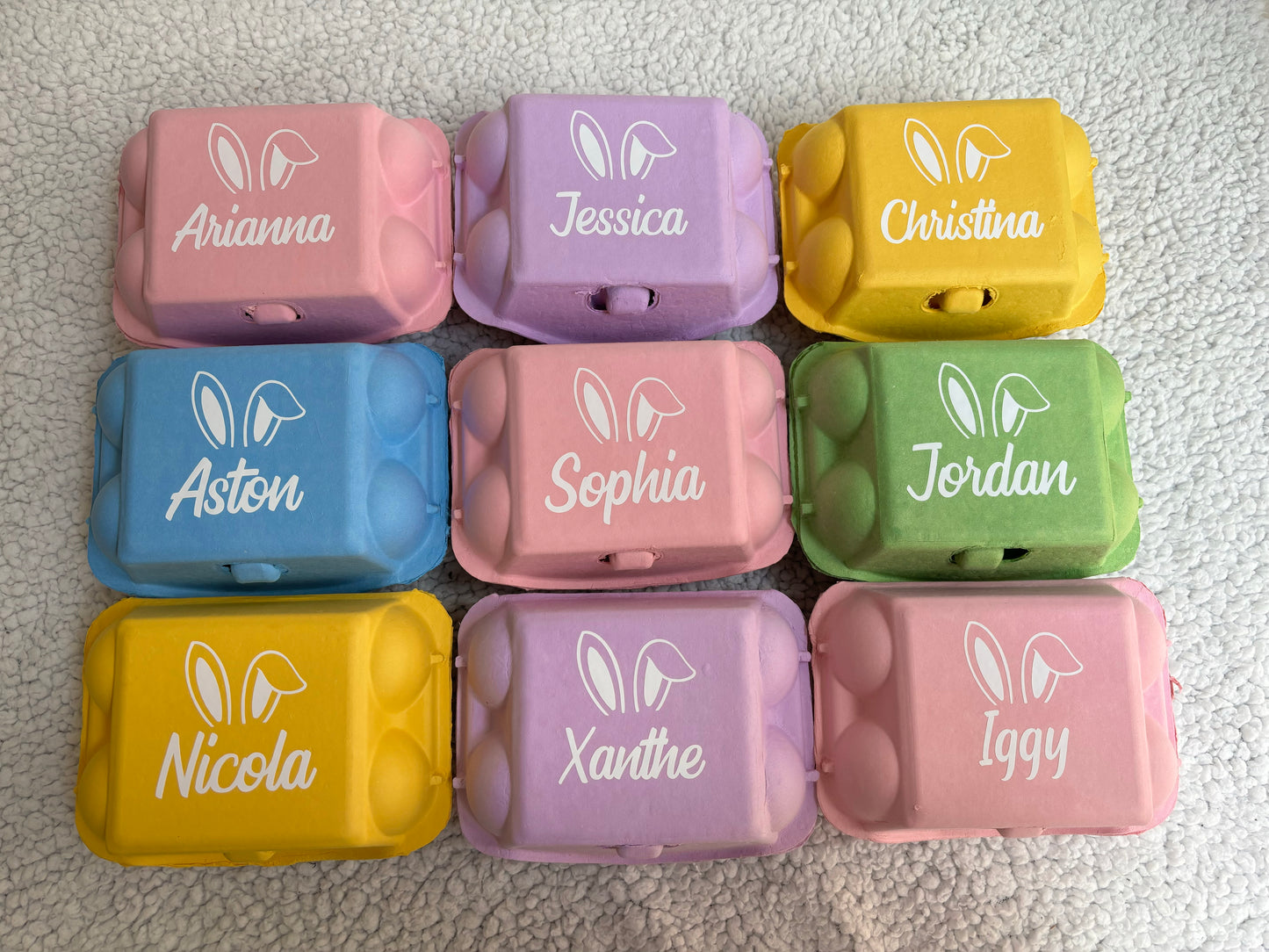 Coloured Easter Egg Cartons