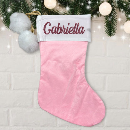 Velvet Christmas Stockings