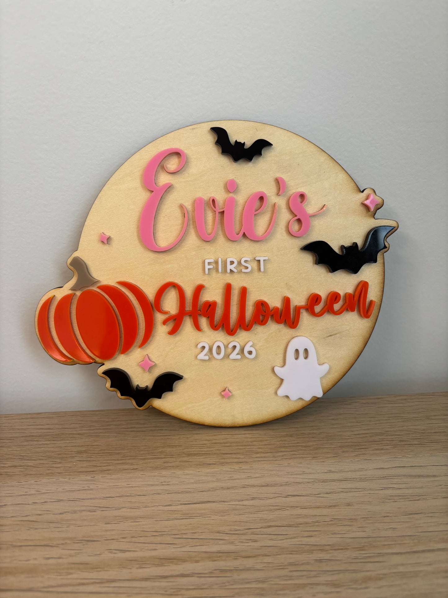 My First Halloween Plaque