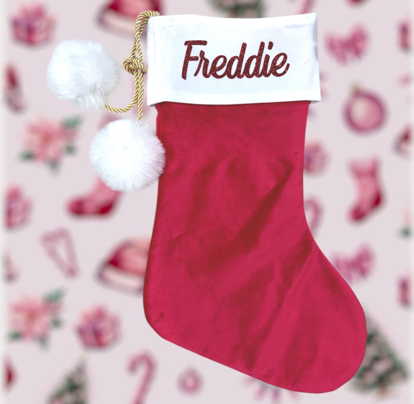 Velvet Christmas Stockings