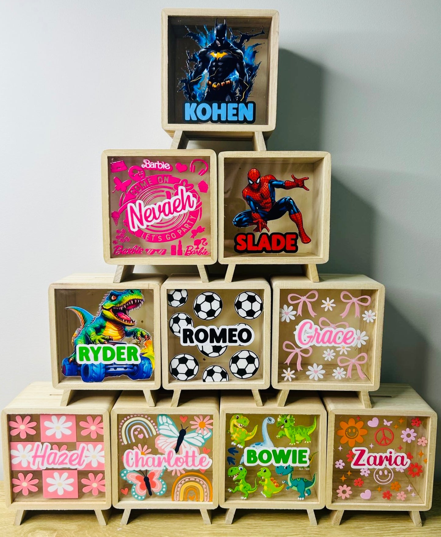 Personalised Decal Money Box