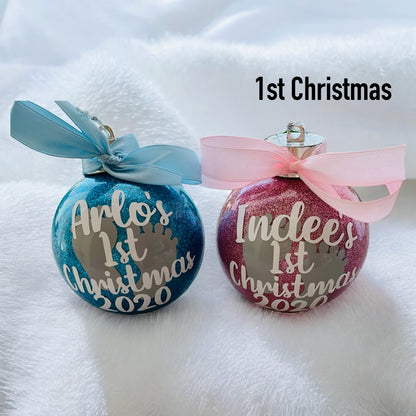 Glitter Baubles
