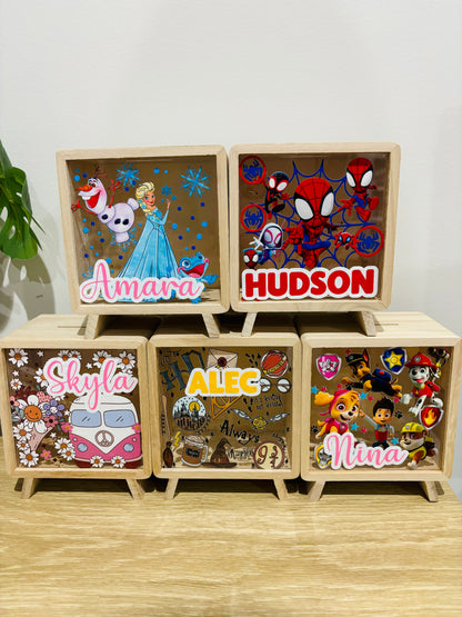 Personalised Decal Money Box