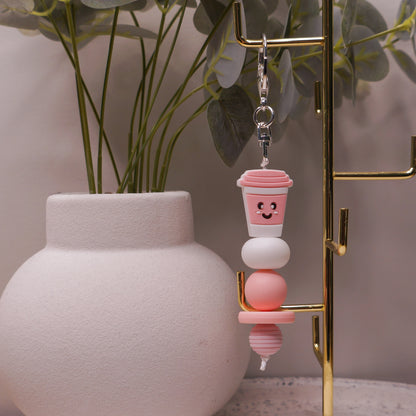 Beaded Keyring - Floral/Cute
