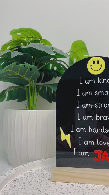 Cool Dude Affirmations Plaque
