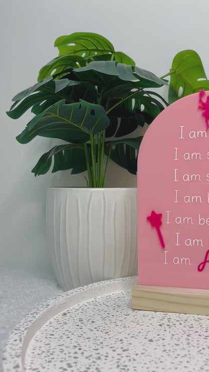 Fairy Affirmations Plaque
